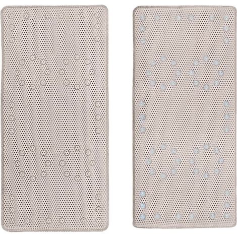 Alfombrilla de baño antideslizante de espuma suave para bañera, con orificios de drenaje y ventosas - 91,5 x 43 cm (1/5)