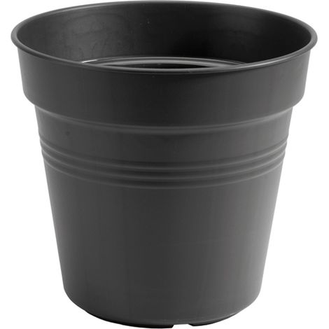 Pflanzgefäß Green Basics D.13cm Living Noir - Elho (1/5)