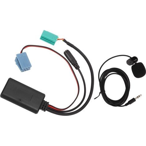 Module Bluetooth de voiture, câble adaptateur Audio AUX sans fil avec remplacement de Microphone pour lecteur CD (1/5)