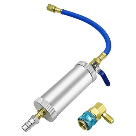 Injecteur d'Huile pour Climatisation, Remplisseur De Liquide Réfrigérant, Outils De Refroidissement Moteur Pour Particuliers Et Professionnels (1/5)