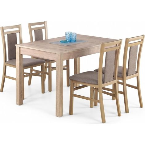 Conjunto de mesas y sillas para comedor Houston 804 , 76x75x118cm, Diámetro: 0, Número de asientos: 4, Estilo: Clásico