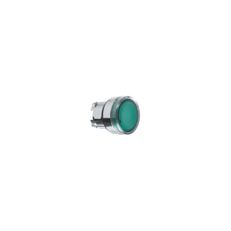 Harmony XB4 - tête bouton poussoir - affleurant pour étiquette - Ø22 - vert - ZB4BA38 (1/3)