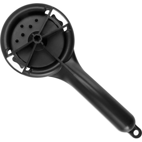 Nettoyeur tête d'infusion en silicone ergonomique pour machine à café, brosse noire pour moulin et outil d'entretien de café (1/5)