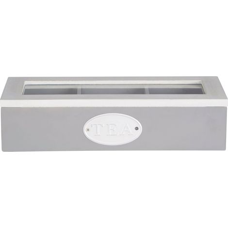Premier Housewares Tahara 3 Compartment Tea Storage Box (1/3)