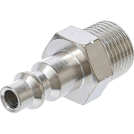 Raccord Rapide à Air Comprimé 10 mm (3/8) - Filetage Mâle - Connexion Fiable et Rapide - D-Work (1/5)