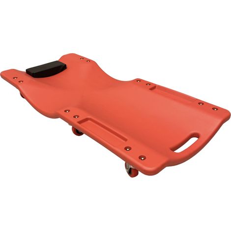 CARRELLO LETTINO MECCANICO 120 KG OFFICINA GARAGE SOTTO AUTO MACCHINA POGGIATESTA 6 RUOTE GIREVOLI 360° (1/5)