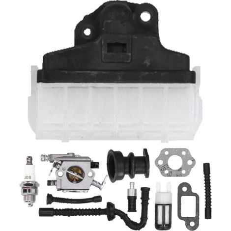 Vergaser-Reparatursatz für Kettensägen – Aluminium – Modelle 021, 023, 025, MS210, MS230, MS250 – Kompatibel mit den Referenznummern 1123, 120, 0605, 160, 1650