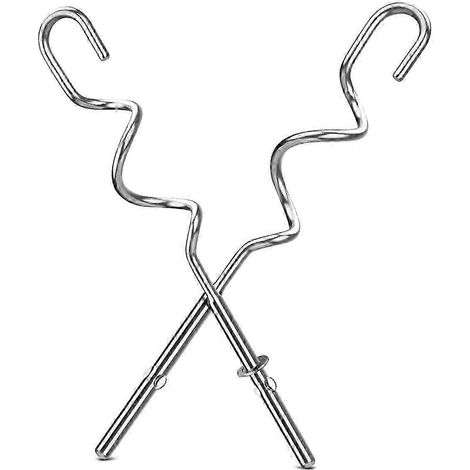 Crochet pétrisseur inox pour batteur à main KHM512 - Accessoire de remplacement, malaxeur robuste pour préparation culinaire (1/5)