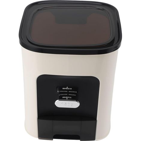 Rice Container, Airtight PET PP Rice Dispenser with Easy Lid, Multifunctional Cereal Storage Bucket in 2 Sizes for Kitchen, Pantry, Home Use and (1/5)