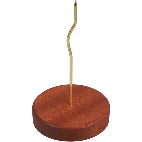Agrafeuse de reçus, porte-chèques multifonction, en bois (1/5)