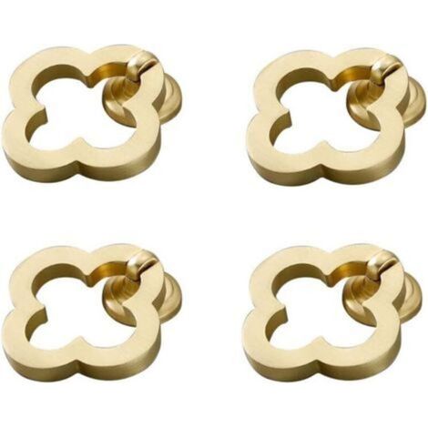 10-Pack Solid Zinc Alloy Kitchen Cabinet Handles - Single Hole - For Bedside Table, Drawer, Furniture Handle (1/5)