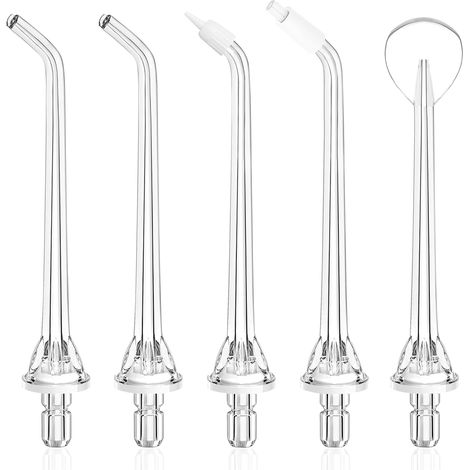 Embouts de rechange pour hydropulseurs, avec étui de rangement, compatibles uniquement avec les hydropulseurs C2/C5/C6. (1/5)