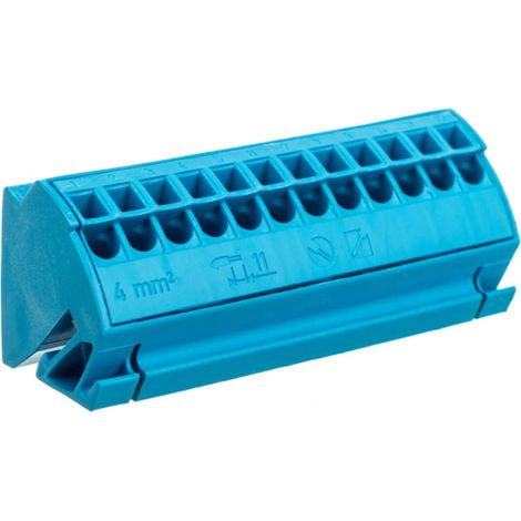 Potenzieller Block 4mm2 blau 812-104