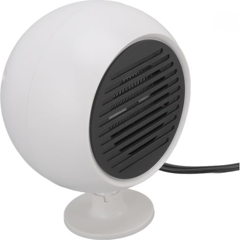 Chauffage de voiture à température constante, faible bruit, grand angle de vision (360°), ventilateur blanc 12 V (1/5)