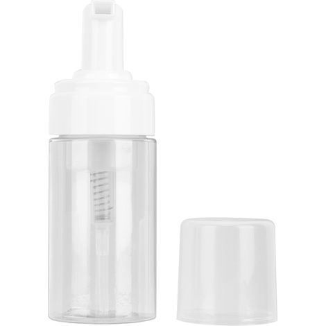 Bouteille vide portable pour mousse moussante, distributeur de voyage rechargeable (tête de pompe blanche) (1/5)