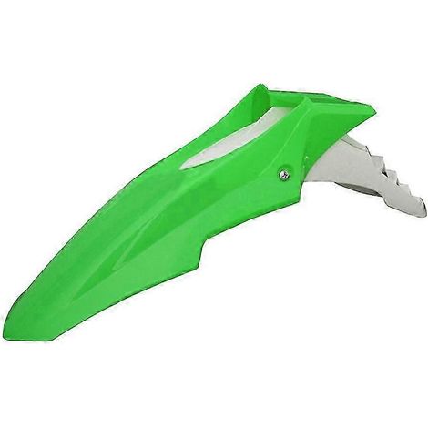 Garde-boue Supermoto Motocross Dirt Bike 2072680001 pour Kawasaki DRZ RMZ XT TW (Blanc Vert)