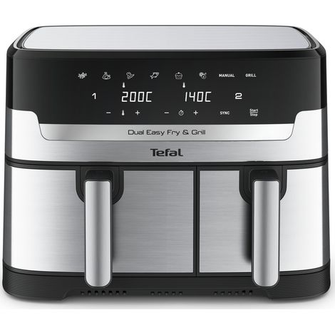 Apparecchio di cottura Tefal dual easy fry grill 2700W 8.3L (1/3)