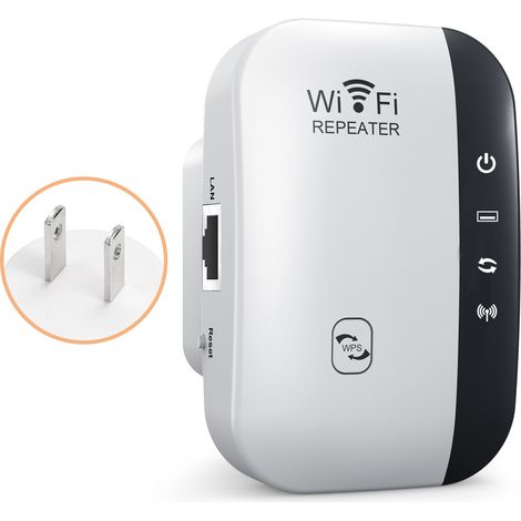 WLAN-Repeater, Netzwerk-Extender, WLAN-Signalverstärker nach britischem/australischem Standard, neuer Heimrouter – zweite Generation, 4-LED-Display im „Dampfbrötchen“-Design (1/4)