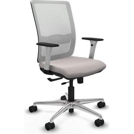 Chaise de bureau piqueras y crespo Haches blanc cuir synthétique (1/2)