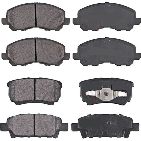KIT PASTIGLIE FRENO ANTERIORI E POSTERIORI compatibile con TESLA MODEL Y (5YJY) / PASTIGLIE FRENANTI AUTO OEM P 09 028,P 09 027 / SOSTITUZIONE DIRETTA / BASSA POLVERE / SILENZIOSO (1/4)