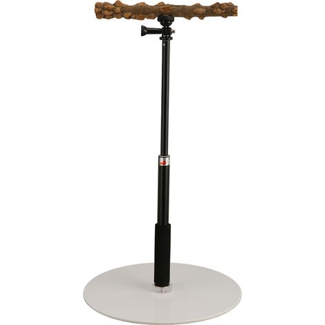 Perchoir réglable, portable et détachable pour perroquet, support de jeu pour intérieur, extérieur et voyages (1/5)