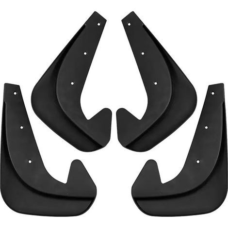 Convient pour 4 bavettes de voiture, ailes avant et arrière, accessoires de style pour roues de voiture (1/5)