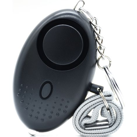 Alarme, alarme anti-agression pour femmes, alarme personnelle contre les agressions, dispositif anti-perte, porte-clés avec petite lampe de poche