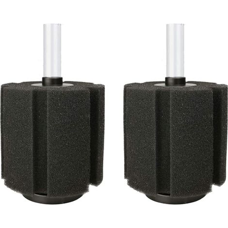 2 Pièces Filtre Éponge,Matériau ABS,Coton Biochimique,Aération Silencieuse,Pour Aquarium Betta (1/5)