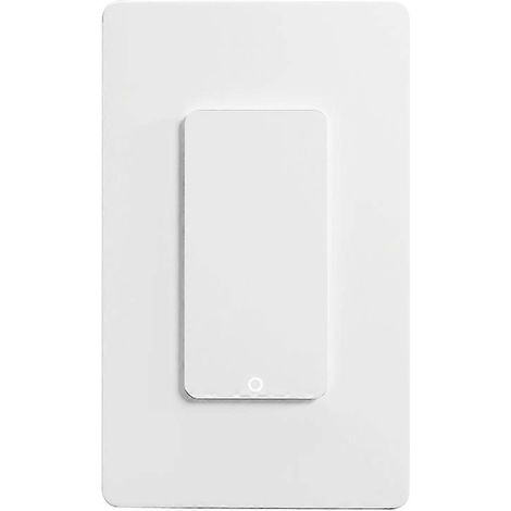 Tuya Smart Wi-Fi Druckknopf-Wandschalter, einpolig, kompatibel mit Alexa und Google Home (US-Stecker, 1-fach). (1/5)