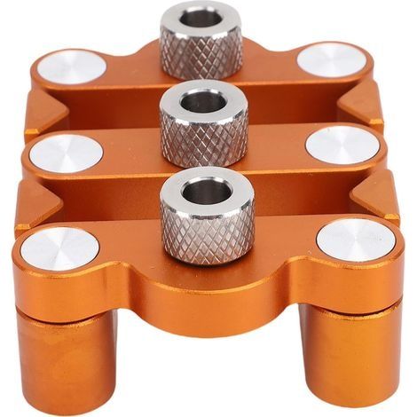 Localisateur de Poinçon pour Joints de Bois en Alliage D'aluminium, Fixation de Tenon à Centrage Automatique pour le Travail du Bois, Perforateur de Trous pour Joints de (1/5)