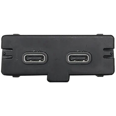 Available in 1 color: Black Material: ABS 3G5035954A. Dual Type-C charging socket suitable for... (1/3)