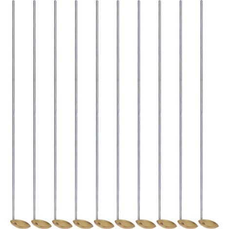 Lot de 10 cuillères à brûler en laiton résistant aux hautes températures pour laboratoire, instruments de laboratoire et fournitures expérimentales (1/5)