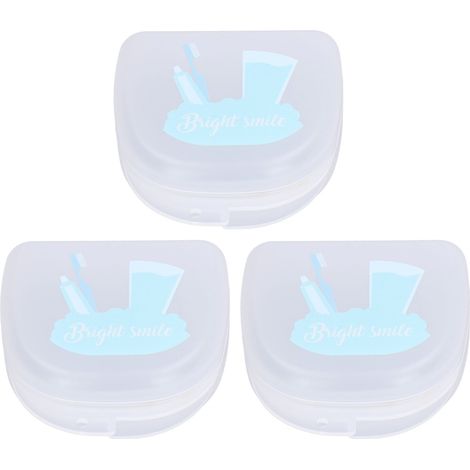 Boîte de rangement dentaire transparente, boîte pour dents, boîte pour demi-prothèse, boîte pour appareils orthodontiques, boîte de rangement dentaire portable pour adultes, boîte pour appareils denta (1/5)