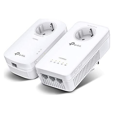 Adaptador Powerline TPLink AV1300 1300Mbps/ Alcance 300m/ Pack de 2 (1/5)