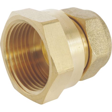 Raccord à compression laiton TC 16 - Femelle 20/27 (1/4)