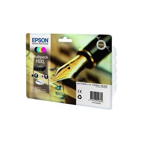 Epson Patrone WF2010/2510/2530/2540 bk/cy/ma/ye XL T1636 (C13T16364010)