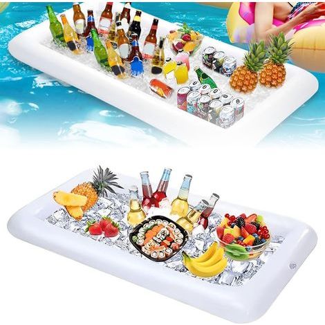 Bars gonflables, buffet de glaces, saladiers, porte-gobelets, glacières, barbecue intérieur et extérieur, pique-nique, piscine, articles de fête, glacière hawaïenne avec bouchon de vidange (1/5)