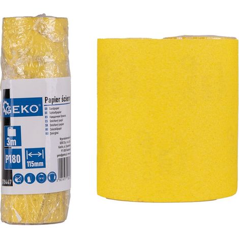 Carta vetrata - rotolo 115 mm x 3 m P180 (100) (1/3)