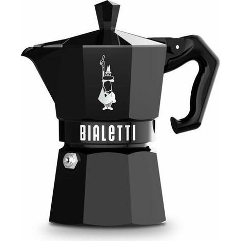 Bialetti Moka Exclusive Kaffeemaschine Silber 3 Tassen