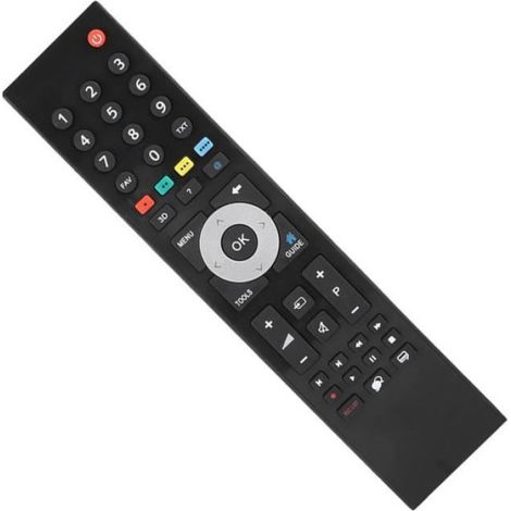 Télécommande Smart TV Service de remplacement pour GRUNDIG TV TP7187R - Vvikizy - Noir - ABS - Environ 223 50 19 mm (1/4)