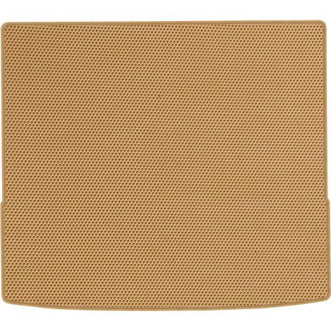 Alfombrilla de maletero de EVA para Ford Focus IV Kombi a partir de 2018, diseño de panal de abeja - Beige (1/5)