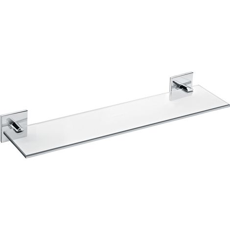 COSMIC Duo Square étagère tablette porte savon de douche chrome (1/3)