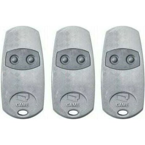 Télécommande Came TOP432EE 2 canaux – Fréquence 433,92 MHz – Portée 50-150 m – Alimentation 2 piles CR2016 – Lot de 3 pièces