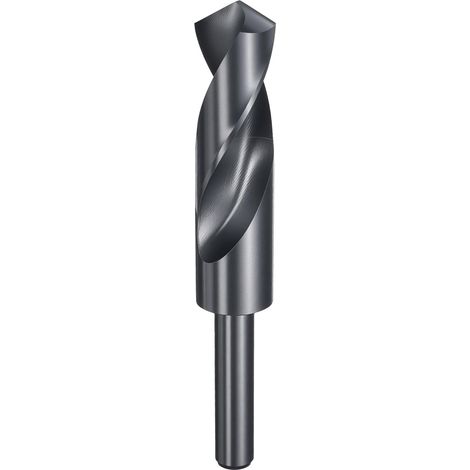 Foret 25mm 1/2" Queue Reduite Ronde Acier Rapide 4341 Noir (1/5)
