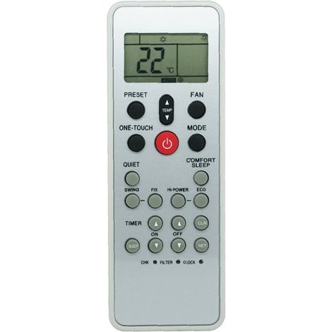 Geeignet für die Universalfernbedienung Einzelklimaanlage Kompatibel mit Toshiba Modellen WC-L03SE WH-L03SE - (1/4)