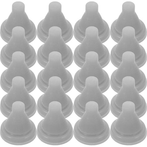 50pcs Shower Head Silicone Nozzles Replacement Replace Part (1/4)
