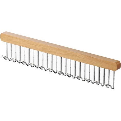Kleideraufbewahrung, Gürtelhalter aus Holz, 12 Haken rechts (1/5)