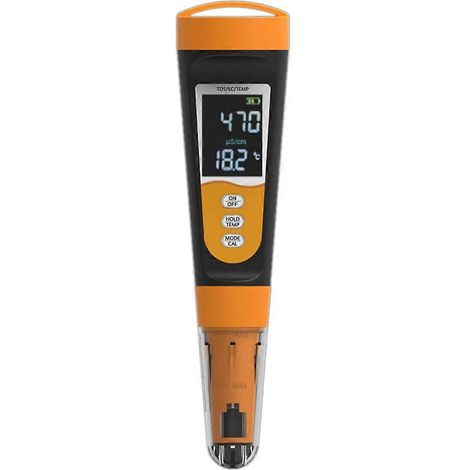 Stylo testeur de conductivité de l'eau du robinet haute précision (EC) et mesure du TDS. Stylo testeur de qualité de l'eau 3 en 1 pratique. (1/5)