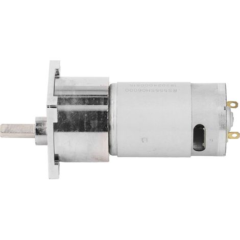 Gleichstrom-Getriebemotor mit Exzenterwelle, Rechts-/Linkslauf, selbsthemmend, Messingspule, Drehzahlreduzierung, 24 V DC, 300 U/min (1/5)