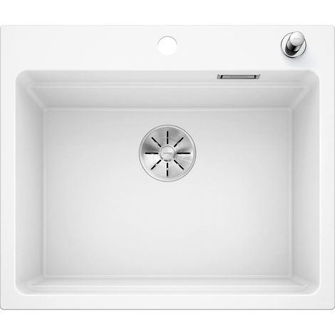 Blanco Etagon 6 - Évier en silgranit 600x510 mm, avec commande de vidage et accessoires, InFino, blanc 524533 (1/5)